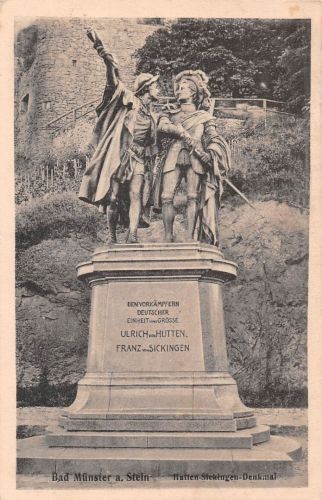 Bad Münster a. Stein Hutten-Sickingen-Denkmal feldpgl1917 197.299