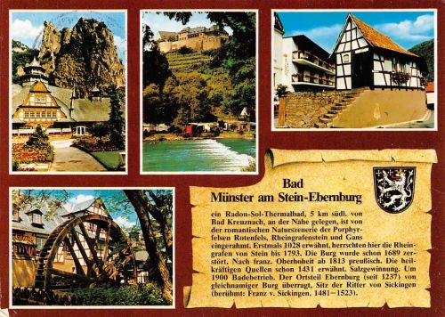 Bad Münster a. Stein Mehrbildkarte gl1988 197.338