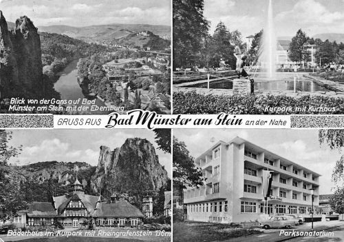 Bad Münster a. Stein Mehrbildkarte gl1965 197.340