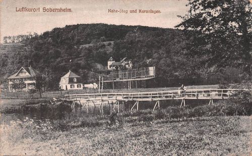 Sobernheim Nahe-Steg und Kuranlagen feldpgl1922 197.351