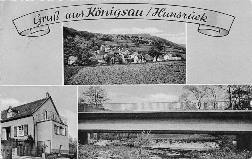 Königsau/Hunsrück Mehrbildkarte gl1965 197.379