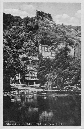 Oberstein Blick zur Felsenkirche ngl 197.393