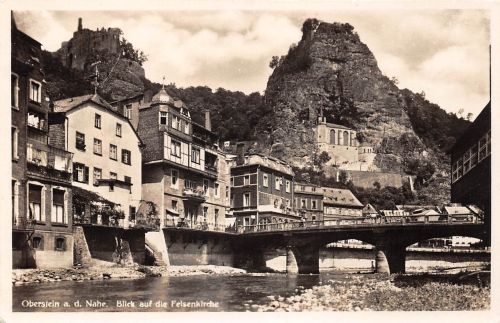 Oberstein Blick auf die Felsenkirche ngl 197.394