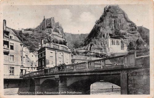 Oberstein a. d. Nahe Felsenkirche und Schloßruine ngl 197.397