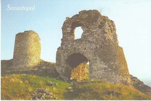Sevastopol Kalomit Fortress in Inkerman gl19 C0592