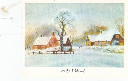 Weihnachten-Wünsche aus dem Dorfe gl1963 E7514