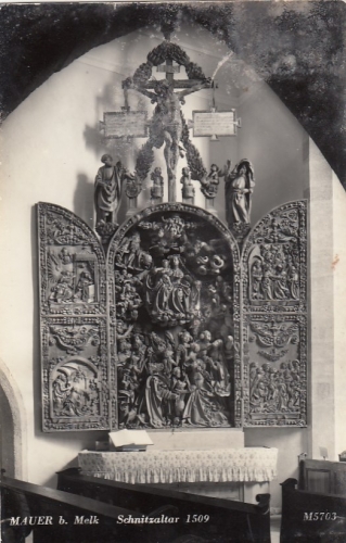 Mauer bei Melk, Schnitzaltar gl1958 E7755