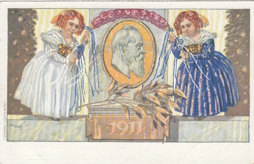 Jubiläumskarte 90.Geburtstag Prinzregent Luitpold von Bayern, ngl1911? E8265