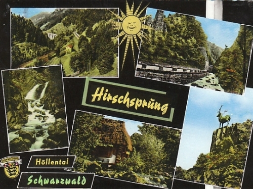Schwarzwald Höllental Hirschsprung gl1973 B8371