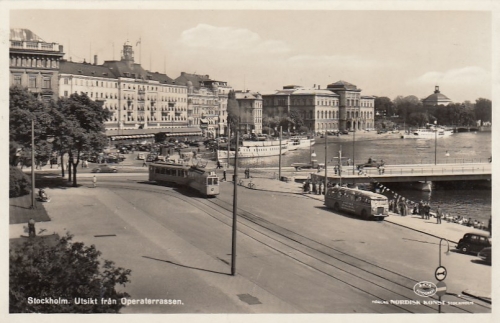 Stockholm, utsigt fran Operaterrassen gl1958? E9260