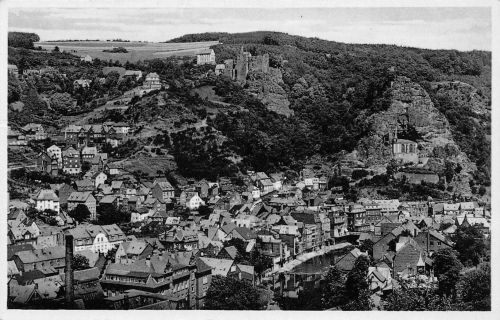 Oberstein a. d. Nahe mit Felsenkirche und Burg ngl 197.416