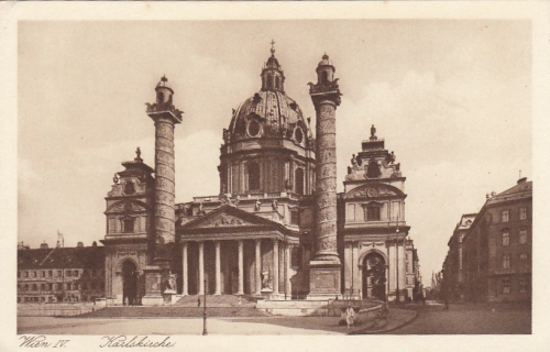 Wien, Karlskirche ngl E9636