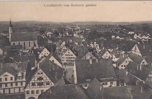 Leutkirch, vom Bockturm gesehen ngl E9783