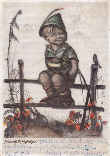 Hummel, Vaters G'scheitster, Nr.5194 gl1950 E9913