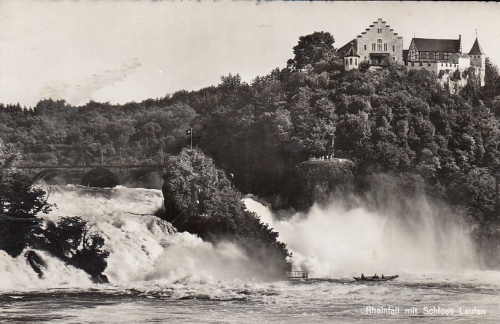Rheinfall mit Schloß Laufen ngl F0152
