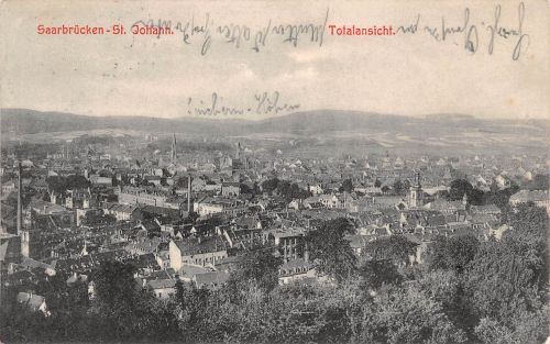 Saarbrücken-St. Johann Totalansicht gl1902 197.527