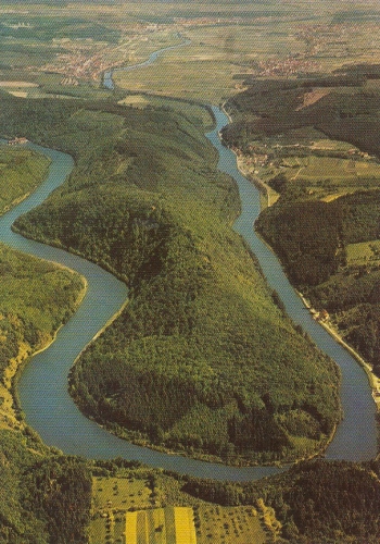 Saarschleife, Luftbild ngl F0968