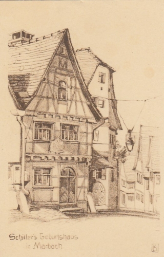 Marbach a.N., Schiller-Geburtshaus ngl F1307