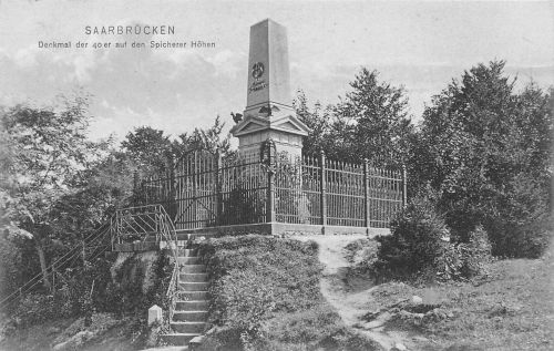 Saarbrücken Speicherberg 40er Denkmal ngl 197.539