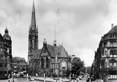 Saarbrücken Johannes-Kirche gl1962 197.543