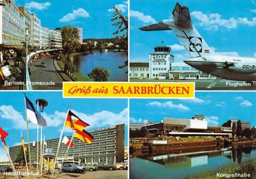 Saarbrücken Mehrbildkarte gl1991 197.552