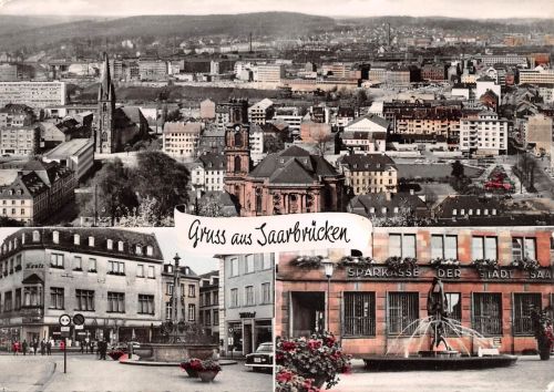 Saarbrücken Mehrbildkarte gl1965 197.554