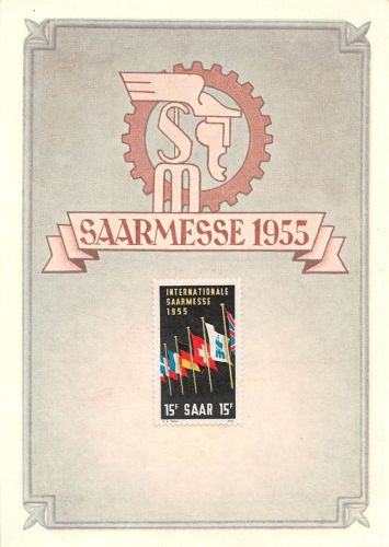 Saarbrücken Saarmesse 1955 ngl 197.560