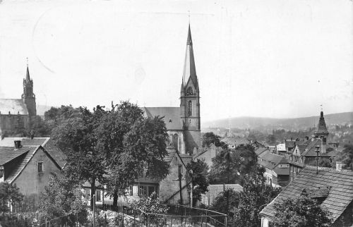 Dudweiler (Saar) Teilansicht gl1953 197.566