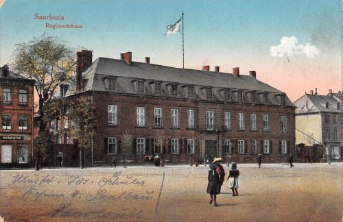 Saarlouis Regimentshaus feldpgl1916 197.573