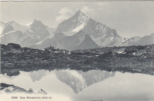 Das Weisshorn, Wallis ngl F1698