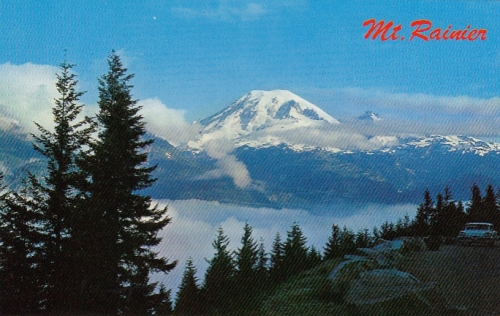 Mont Rainier near Washington ngl F1758