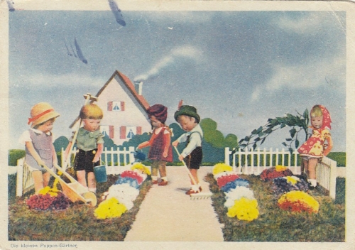 Käthe Kruse-Puppen, die kleinen Gärtner - 371 ngl F2292