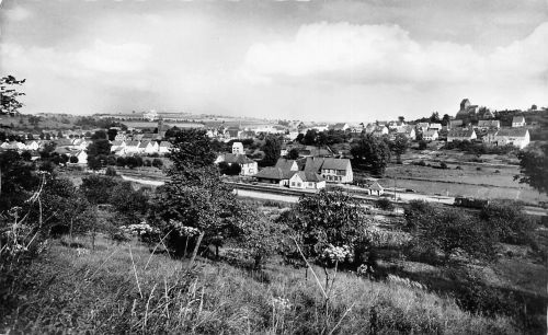 Hornbach/Pfalz Gesamtansicht, Bahnhof ngl 197.611