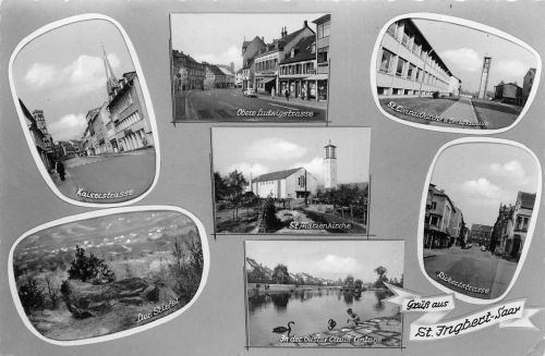 St. Ingbert (Saar) Mehrbildkarte gl1960 197.618