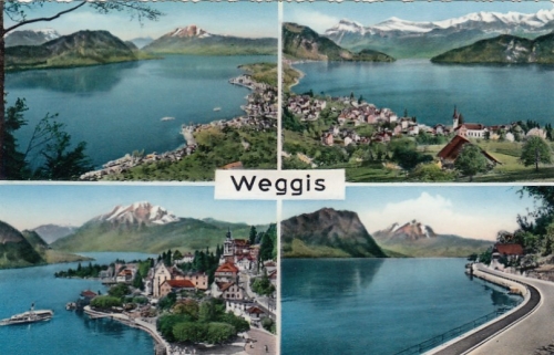 Weggis, Mehrbildkarte ngl F2809
