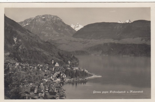 Gersau (Schwyz) gegen Frohnalpstock und Kaiserstock ngl F2830