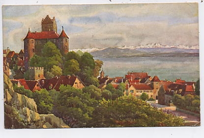 Meersburg Schloß Künstlerkarte ngl 39.051