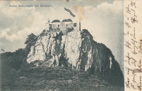 Ruine Rosenstein bei Heubach Württ. gl1906 F2881