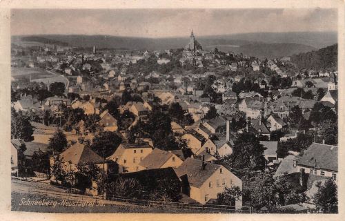 Schneeberg-Neustädtel im Erzgebirge Panorama ngl 197.766