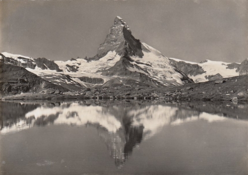 Zermatt, Stellisee und Matterhorn ngl F3024