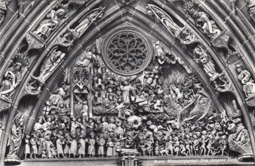 Bern, Münsterportal, das jüngste Gericht gl1965 F3287