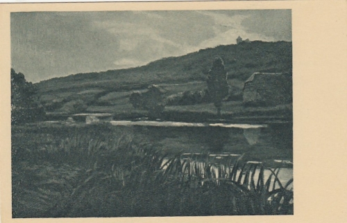 H.BICKEL Aus Rosmaries Heimat, Harres Turm vom Tal gesehen Nr.2 ngl F3579
