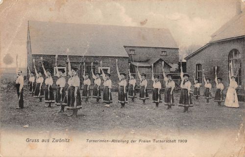 Zwönitz im Erzgebirge Turnerinnen-Abteilung ngl 197.819