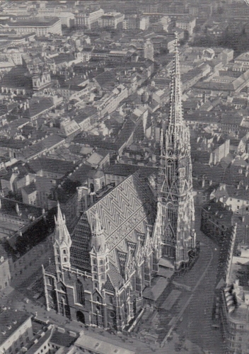 Wien, Blick auf den Stephansdom ngl F4235