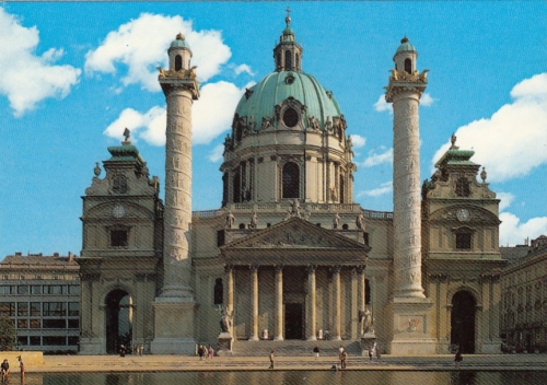 Wien, Karlskirche ngl F4236