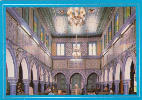 Tunesien, Jerba, L'interieur de la Ghriba ngl F4481