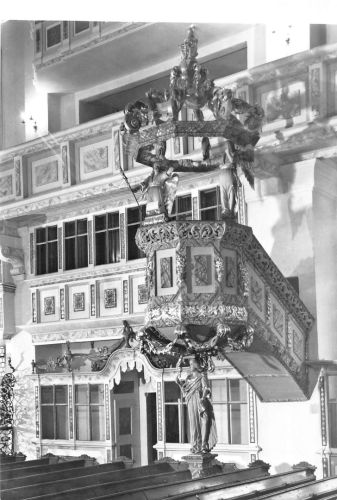 Schwarzenberg St. Georgenkirche Kanzel ngl 197.826
