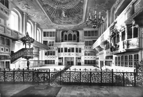 Schwarzenberg St. Georgenkirche Blick zur Orgel ngl 197.827
