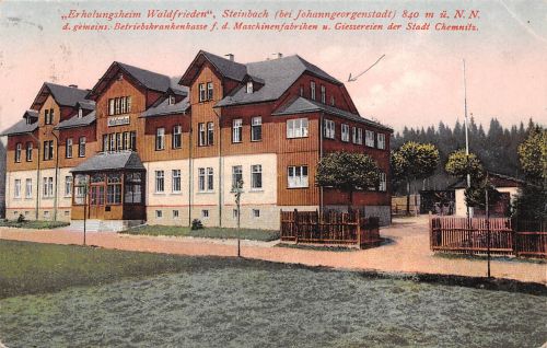 Steinbach (Erzgeb.) Erholungsheim Waldfrieden gl 197.881