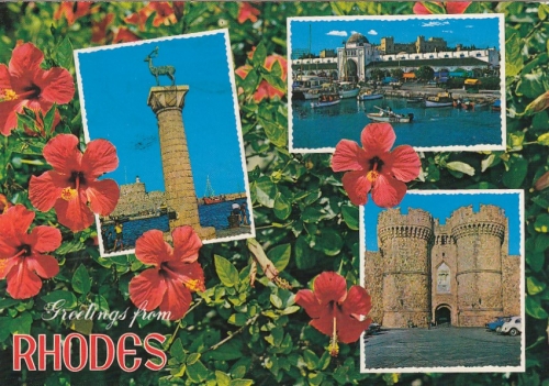 Rhodos, Mehrbildkarte gl1978 F4571